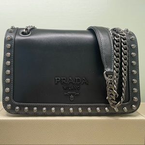 Prada calf skin cross body
